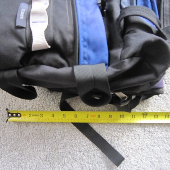 Asolo Black & Blue Hiking Backpack 19" x 15" - Picture 13 of 14
